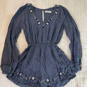 Abercrombie and Fitch long sleeve romper